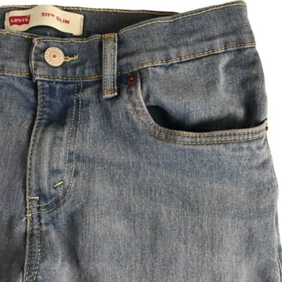 Levi's 511 Slim Fit Jeans Men's Size 16 R  29x31 Denim Light Blue NWOT - Picture 7 of 12